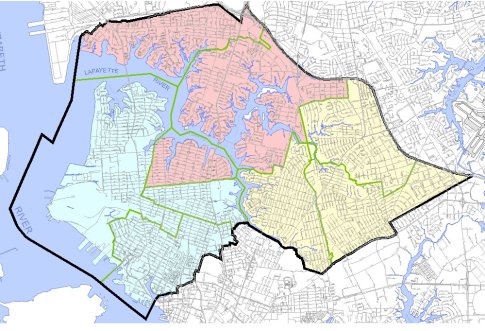 Third Patrol Division Map
