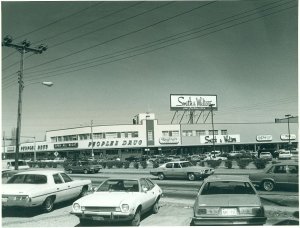 Northeast corner of Wards Corner, April 3, 1982, Carroll Walker Collection