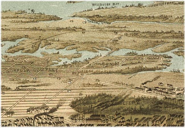 Wards Corner map, 1892