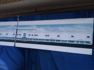 Midtown Shopping Center - new facade, right side facing Little Creek Road