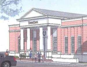 TowneBank Wards Corner design.  Construction is expected to begin in August.