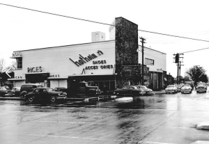 A shot of the store just days before the Grand Opening. Virginian-Pilot photographer Charles Borjes snapped this photo on Feb. 5, 1952 as workers put the final touches on the store. Photo c/o The Sargent Memorial Collection.
