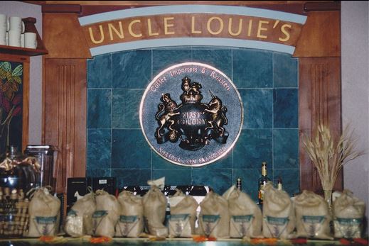 First Colony Coffee seal. We served and sold over 100 varieties and flavors of First Colony Coffee.